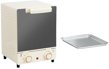 LOVIVER Mini four électrique vertical à poser sur de travail avec plaque de cuisson, four portable, four à grillé pour griller des bretzels et