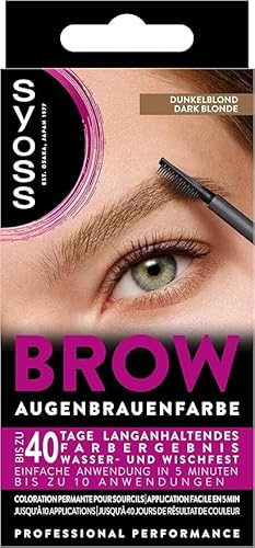 Syoss Brow Tint Light Brown, confezione da 1, 10 ml