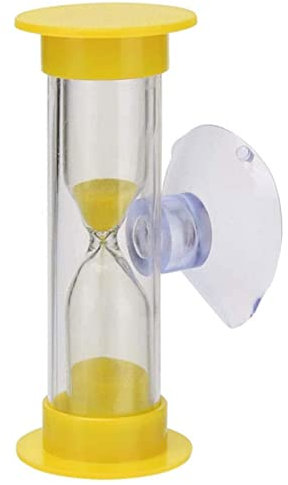 Clessidre da 2 minuti con ventosa per doccia e spazzolatura dei denti, timer per bambini, decorazioni giocattolo