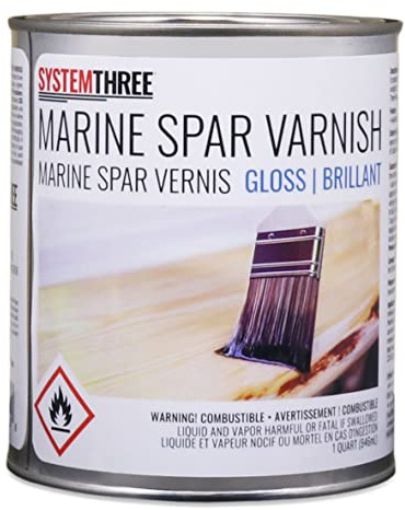 System Three Marine Spar Varnish, Gloss, 1 Qt Can