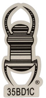 geo-versand 7 cm reflektierender Travel Tag Trackable Geocaching - statischer Autoaufkleber Sticker, Car Sticker, Aufkleber fürs Auto Geocaching Logo