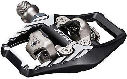 SHIMANO Unisex – Erwachsene Pedale-2091876000 Pedale, für Mountainbike, Aluminium, Schwarz, One Size