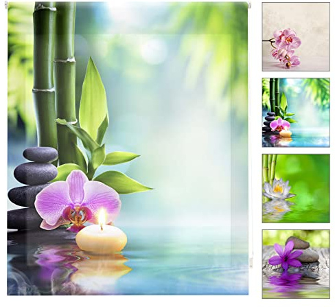 Blindecor Estor enrollable translúcido digital, Zen,W-Z-28223,90X180 cm