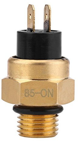 Qiilu Interruptor de temperatura del ventilador del automóvil, 0010033661 Interruptor de temperatura del ventilador para K T M HUSQVARNA HUSABERG 2 tiempos y 4 tiempos