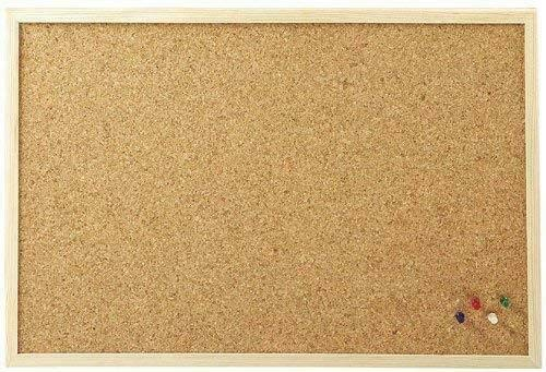 REQUISITE NEEDS 30 x 40 Wooden Frame Cork Notice Message Board