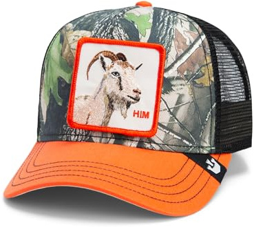 Goorin Bros. Hide Him Cappello Trucker A-Frame Arancione Mimetico