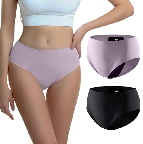 Carer Braguitas Menstruales Mujer 70ml – Alta Absorción para Días de Flujo Abundante Ropa Interior Cómoda y Elegante para la Menstruación e Incontinencia Ligera Talla S