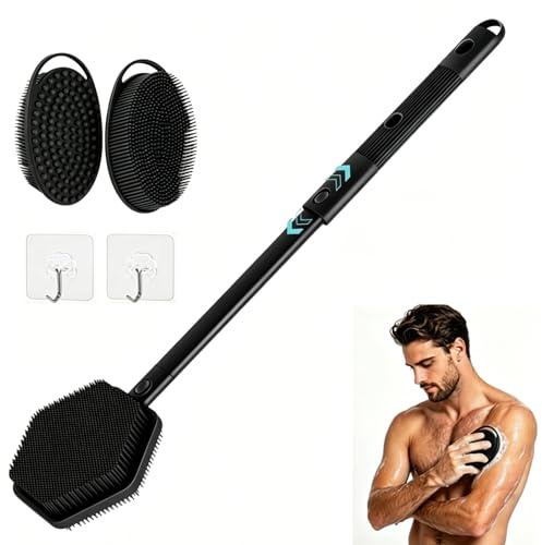 Brosse Dos Douche à Long Manche Extensible Brosse Douche Amovible