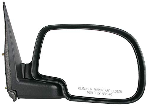 Dorman 955-069 Passenger Side Manual Remote Door Mirror - Folding Compatible with Select Chevrolet / GMC Models, Black