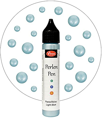 Viva Decor 25ml Pearl Pen, Light Blue