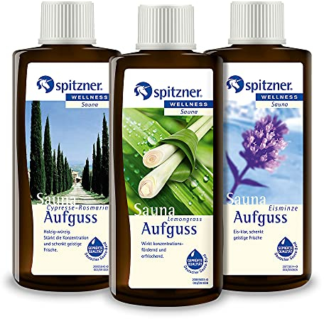Spitzner Saunaaufguss Set Geistige Frische (3 x 190ml)