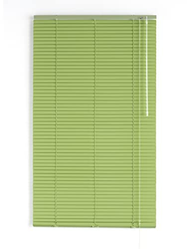 Blindecor 2101 - Veneziana in Alluminio con lamelle da 25 mm Moderno 90X250 Pistacchio