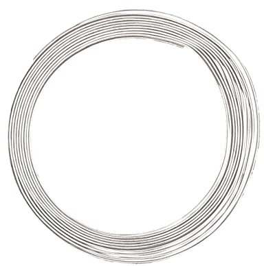 Vaessen Creative Aluminiumdraht, Flat, Silber, 5mm x 3m, Aluminium Wire, Basteldraht, Dekodraht, Floristikdraht Aludraht Flach Schmuck 5 mm x 3 Meter | Biegsam Schmuckdraht, 300 x 0.5 x 0.5 cm