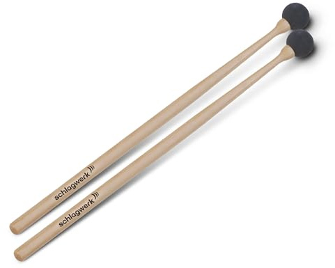 Schlagwerk MA102 Gummischlägel, Paar, hart