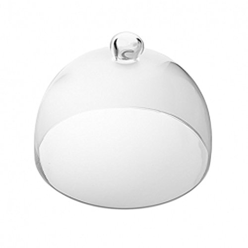 SWEET HOME Campana cloche coprivivande in vetro trasparente cod.2265295M cm 16,5h diam.23 by Varotto & Co.