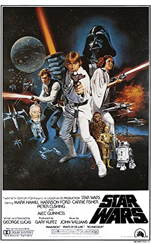 Star Wars: Episode IV - A New Hope - Poster (Hauptmotiv Style 'C' - American) (Größe: 61cm x 91,5cm)
