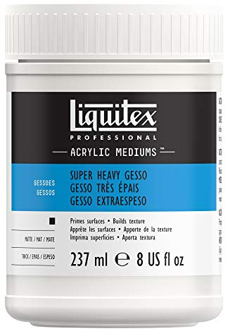Liquitex 7808 Professional Super Heavy Gesso Surface Prep Medium, 237 Ml