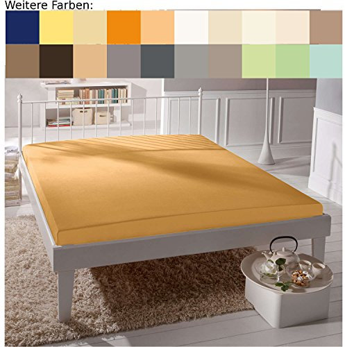 ESTELLA Spannbetttuch Zwirnjersey | Sand