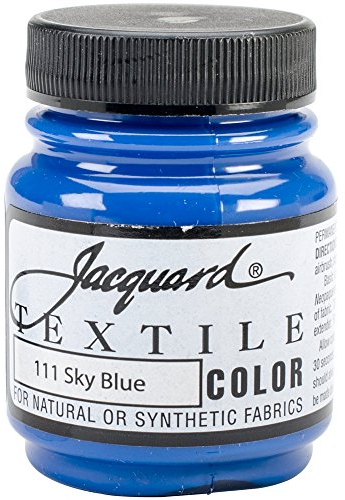 Jacquard Himmelblau-Textilfarbe Farbe, acryl, Mehrfarbig, 70 ml (Pack of 1), 70