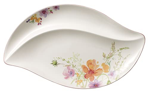 Villeroy & Boch Mariefleur Serve & Salad Fuente de 50 x 30 cm, Porcelana Premium, Basic, 50x30cm