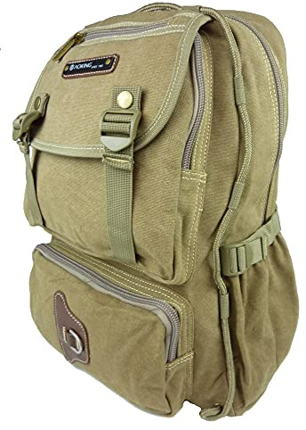 AOKING T115, großer Trekkingrucksack 35l Outdoor Rucksack 32x48x22 (braun Camel)