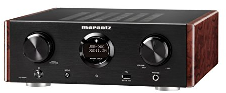 Marantz HD-AMP1 HiFi Amplifier for Speakers, Audio Amplifier for Music Streaming, 2x 70W, Headphone Output, Optical & Coaxial Digital + USB-B Input, 2x Analogue Input, Elegant Design - Black