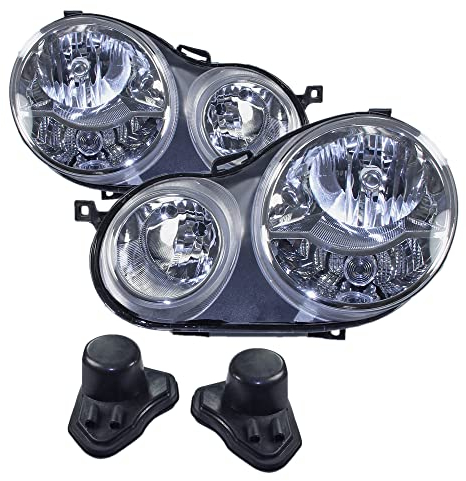 BESTPRICE 2x phares avant Phare principal gauche + droite Compatible avec VW POLO (9N_, 9A_)