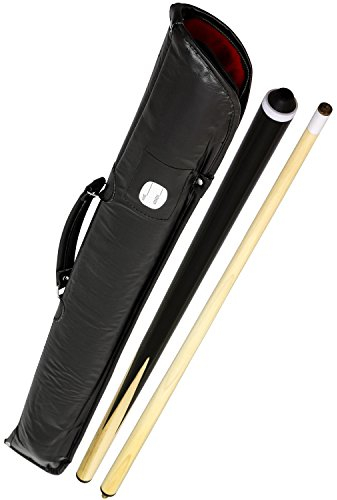 GAMES PLANET Billardqueue, 2-teilig, Länge 146 cm inkl. Köcher Poolbillardqueue