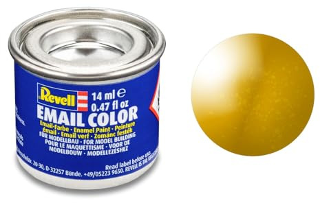 Revell Emaille-Farbe, 14 ml, Messing-Metallic-Finish