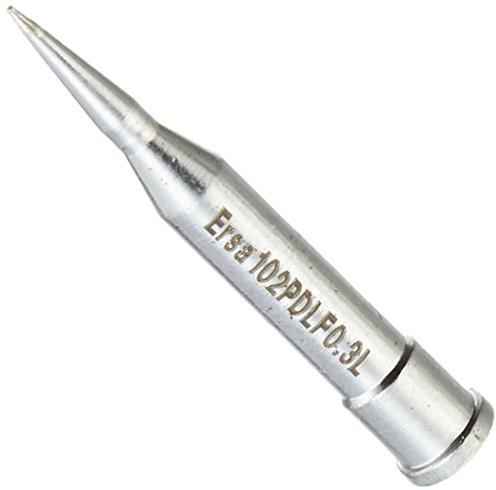 ERSA i-Tip ERSADUR Dauerlötspitze verlängert gerade bleistiftspitz 0,3 mm Durchmesser mit ERSADUR-LF Beschichtung 0102PDLF03L