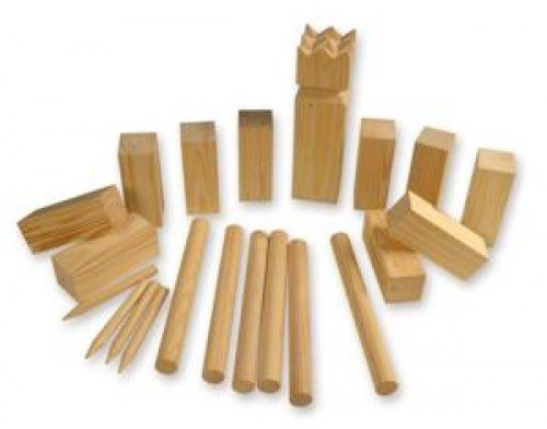 HOT Games Kubbspiel Kiefernholz in Fotobox