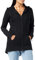 Urban Classics Damen Jacke Sweat Parka, Schwarz, S, TB1075-00007-0051