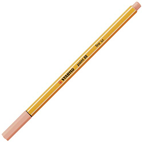 Fineliner - STABILO point 88 - Einzelstift - apricot
