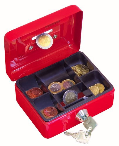 Wedo 144099 - Kinder Geldkassette, 12,5 x 9,5 x 6,3 cm