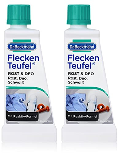 2x Dr. Beckmann Fleckenteufel Rost & Deo 50 ml - Mit Reduktiv-Formel