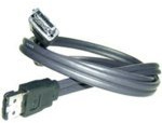 Microconnect eSATA II 0.5m 0.5m eSATA eSATA Negro Cable de SATA - Cable SATA