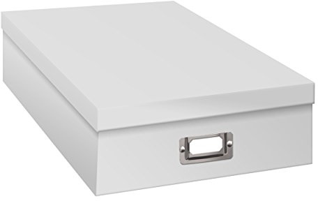 Pioneer Jumbo Scrapbook Storage Box, Crafters White, 14 3/4 X 13 X3 3/4