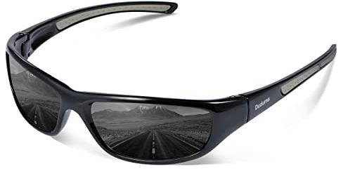 Duduma Lunettes de Soleil Polarisées Sports pour Ski Conduite Golf Course Cyclisme Conception du Cadre Tr8116 Super Léger pour Hommes et Femmes