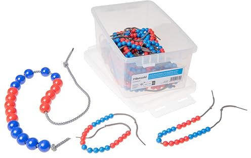 Betzold - Rechenketten-Set 28 Stück, Demo-Rechenkette in Box - Rechnen lernen 1. Klasse