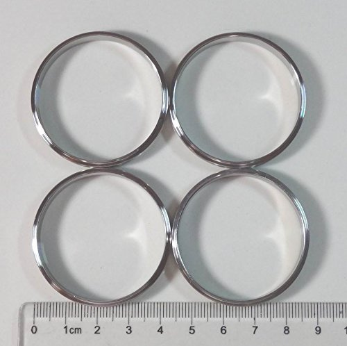 Lot of 4 Nw/kf-40 Centering Ring, 304 Stainless Steel, Vacuum, Nw40, Kf40,kf-40
