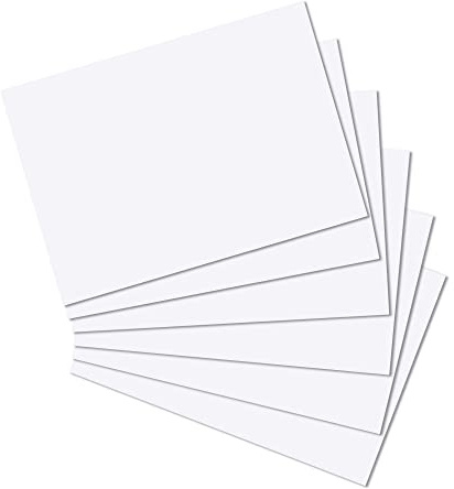 Herlitz 10835809 Postkort, 100 stycken A4, Vit
