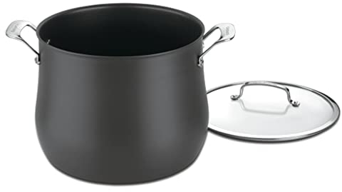 Cuisinart 12-Quart Stockpot, Hard Anodized Contour Stainless Steel w/Cover, 6466-26