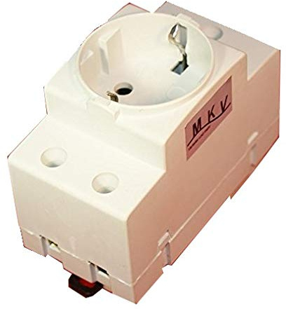 Schukodose Steckdose für Hutschiene Zählerschrank Schukosteckdose