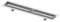 TECE 600800 drainline Duschrinne (gerade; Edelstahl; poliert; Verbesserung des Wasserabflusses) silber