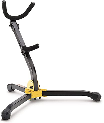 Hercules Stands DS530B Saxophonständer, schwarz, gelb