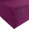 Erwin Müller Spannbettlaken Freising Elasthan-Jersey-Stretch - dehnbar, antipilling, bügelfrei, Rundumgummi - aubergine Größe 80x200 cm - 80x220 cm