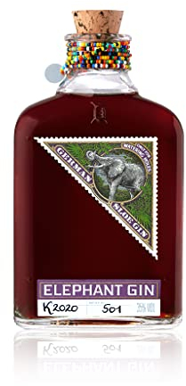 Elephant Sloe Gin, 35% ABV, 50cl | Lightly Sweet and Exquisitely Fruity | Perfect Neat over Ice, Gin & Tonic and Cocktail Mixer for Negroni
