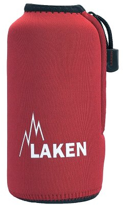 Laken Funda de Neopreno Roja para Botellas de Aluminio 0,6L Laken