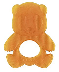 HEVEA Naturkautschuk Kawan Panda-Beißring Baby - 100% Biologisch & Sicher für Babys, Dänisches Design, Leicht zu Greifen - Frei von BPA, PVC, Kunststoff und Phthalaten