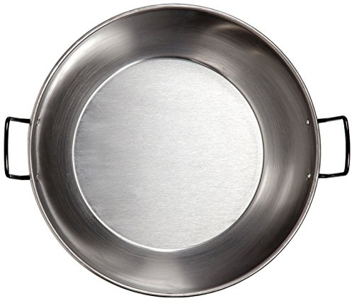 Vaello La Valenciana Honda polerad stålpanna, 34 cm, silver